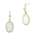 Oh So Gorgeous Dangle Earring - The Weitzman Museum Store - PYZE020433B - 14K