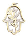 Olive Branch in Hamsa Pendant - The Weitzman Museum Store - 