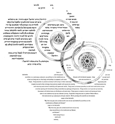 One Heart Ketubah by Amy Fagin - The Weitzman Museum Store - 1 - 13