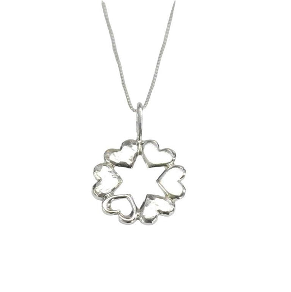 Open Heart Star of David Necklace - The Weitzman Museum Store - 529751