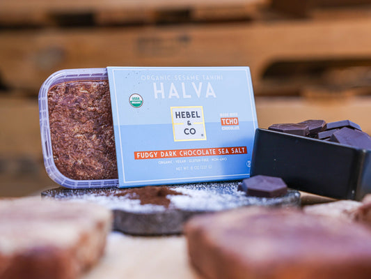 Organic Halva - Fudgy Dark Chocolate Sea Salt - The Weitzman Museum Store - 850000189263