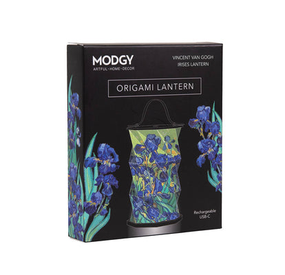 Origami Lantern in Multiple Famous Designs - The Weitzman Museum Store - Vincent Van Gogh Irises