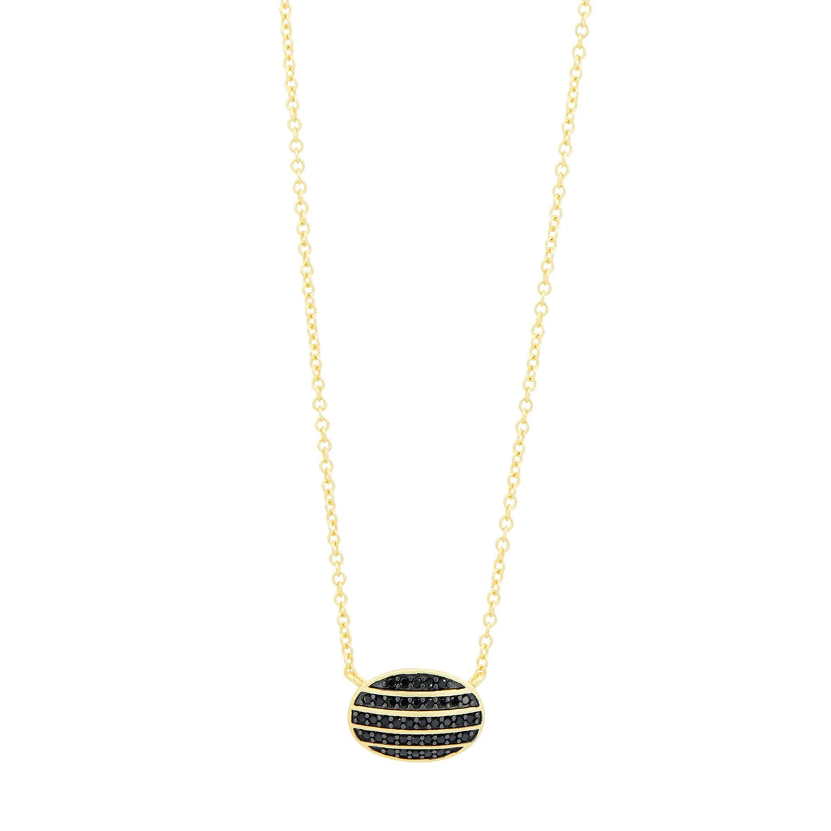 Oval Cobblestone Pendant Necklace - The Weitzman Museum Store - IFYKBKN77 - 16E