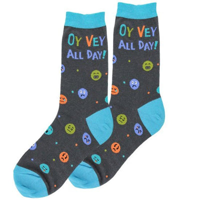 Oy Vey All Day! Women's Socks - The Weitzman Museum Store - 7042