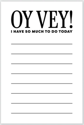 Oy Vey! Notepad - The Weitzman Museum Store - NP - 001