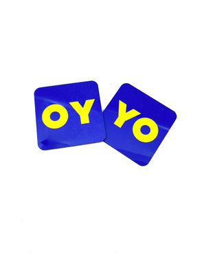 OY/YO Coasters - The Weitzman Museum Store - 7 - 847384018104