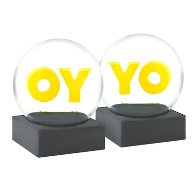 OY/YO Snow Globe - Deb Kass - The Weitzman Museum Store - 