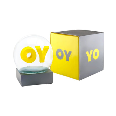 OY/YO Snow Globe - Deb Kass - The Weitzman Museum Store - 