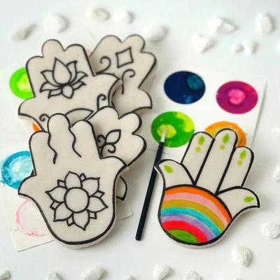 Paint - Your - Own Hamsa Marzipan - The Weitzman Museum Store - 