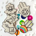 Paint - Your - Own Hamsa Marzipan - The Weitzman Museum Store - 