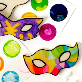 Paint - Your - Own Purim Masks Marzipan - The Weitzman Museum Store - 