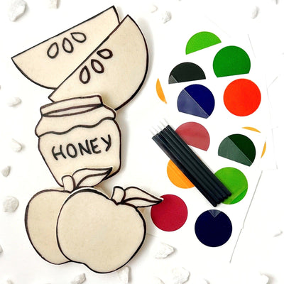 Paint - Your - Own Rosh Hashanah - The Weitzman Museum Store - sku - 43971003351265