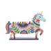 Painted Unicorn Metal Menorah - The Weitzman Museum Store - HAO5