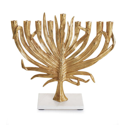 Palm Frond Menorah Michael Aram - The Weitzman Museum Store - 7 - 847384010356