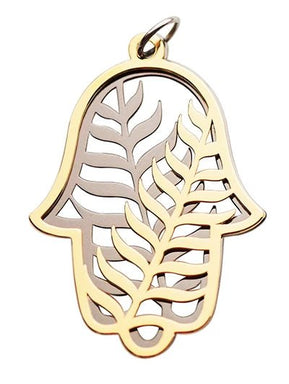 Palm in Hamsa Pendant - The Weitzman Museum Store - 