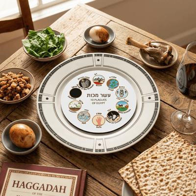 Passover Ten Plagues Coaster - The Weitzman Museum Store - Plaguecoast