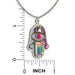 Pastel Hamsa Seeka Necklace - The Weitzman Museum Store - 1430380