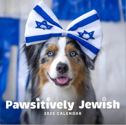 Pawsitively Jewish 2025 Calendar - The Weitzman Museum Store - 9871515857