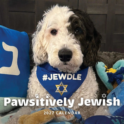 Pawsitively Jewish 2027 Calendar - The Weitzman Museum Store - 884400599124