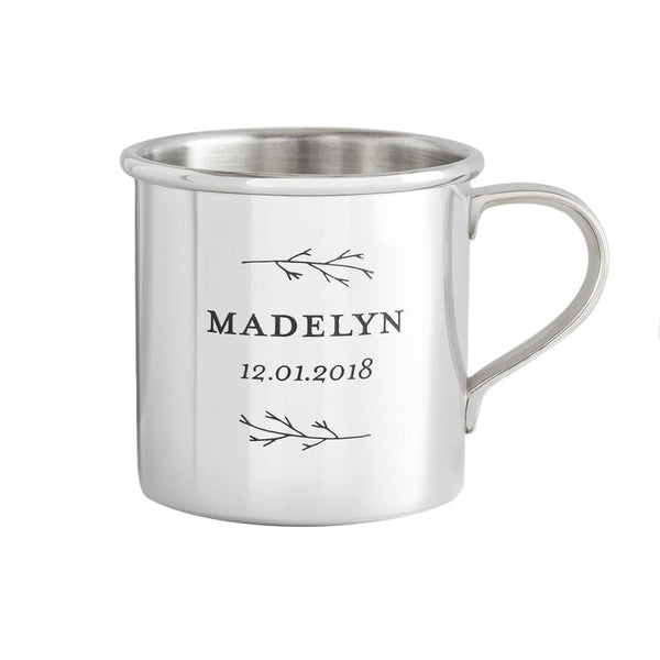 Personalized Heirloom Baby Cup - Botanic - The Weitzman Museum Store - 7 - 847384015897