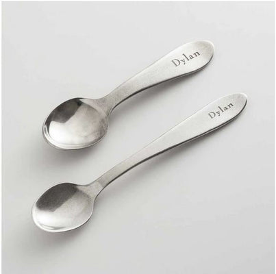 Personalized Heirloom Baby Spoons - Modern Engraving - The Weitzman Museum Store - 7 - 847384017647