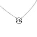 Petite Round Wave Sterling Silver Necklace - The Weitzman Museum Store - N269N
