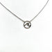 Petite Round Wave Sterling Silver Necklace - The Weitzman Museum Store - N269N