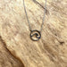 Petite Round Wave Sterling Silver Necklace - The Weitzman Museum Store - N269N