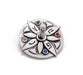 Pewter Dreidel with Colored Stones - The Weitzman Museum Store - 529902