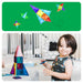 PicassoTiles 80pc Magnetic Tile Building Set - The Weitzman Museum Store - PT80