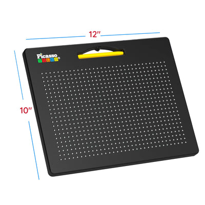 PicassoTiles Double-Sided Magnetic Drawing Tablet Pad - The Weitzman Museum Store - PTB04-BLK