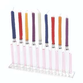 Pink Crystal Menorah - The Weitzman Museum Store - M-957