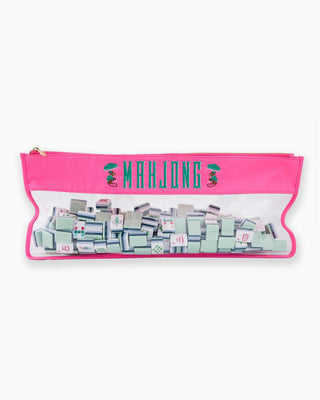 Pink Monkey Mahjong Bag - The Weitzman Museum Store - OMM328