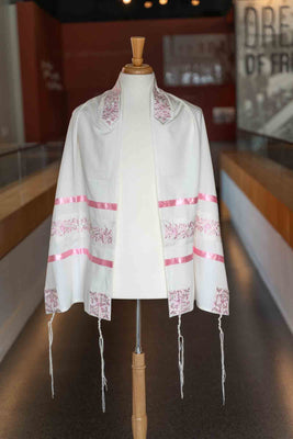 Pink Rose Tallit - The Weitzman Museum Store - ADE - 104pk