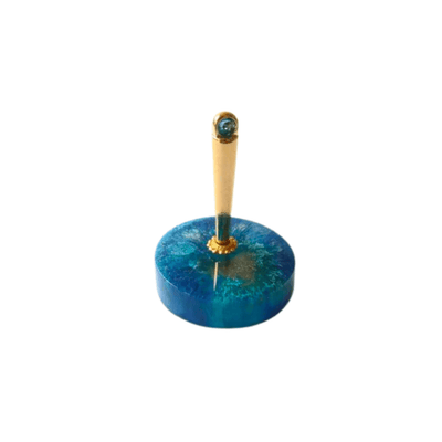 Pirouette Dreidel in Light Blue, Blue and Purple - The Weitzman Museum Store - 779354Bl