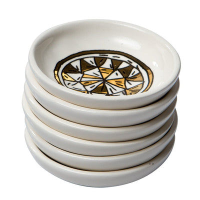 Pitom+Dides Seder Plate in Blue or Gold - The Weitzman Museum Store - 524011