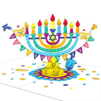 Playpop Hanukkah Menorah Cards - The Weitzman Museum Store - LP2798