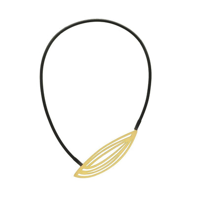 Pod Necklace by inSync Design - 22Ct Matt Gold Plate - The Weitzman Museum Store - 7 - 847384014182