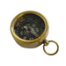Polished Brass Mini Compass with Cord Necklace, 1 - 1/4" - The Weitzman Museum Store - 6717