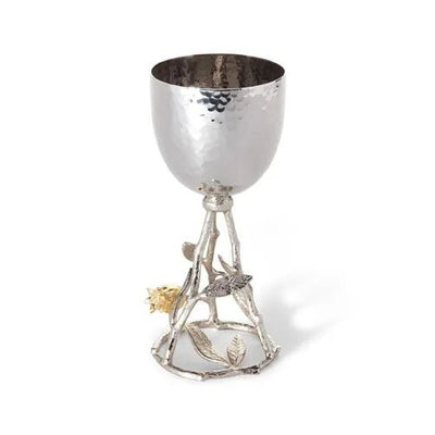 Pomegranate Kiddush Cup Silver/Gold - The Weitzman Museum Store - 143605