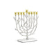 Pomegranate Menorah Silver/Gold - The Weitzman Museum Store - 174124