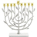 Pomegranate Menorah Silver/Gold - The Weitzman Museum Store - 174124