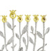 Pomegranate Menorah Silver/Gold - The Weitzman Museum Store - 174124