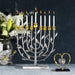 Pomegranate Menorah Silver/Gold - The Weitzman Museum Store - 174124