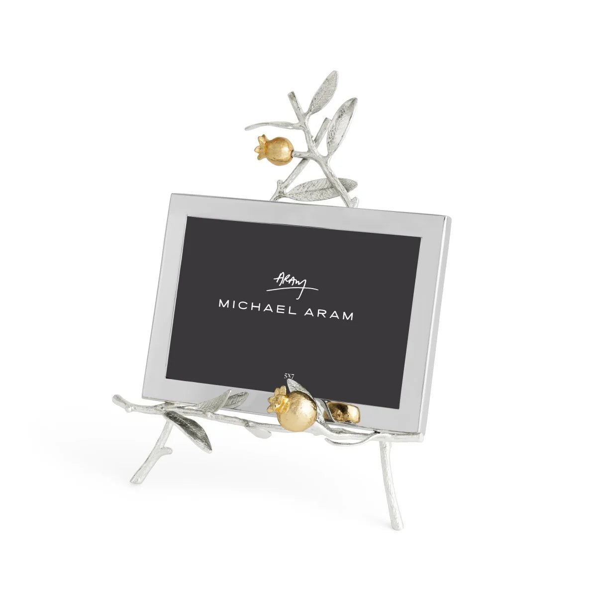 Pomegranate Silver & Gold Easel Frame - The Weitzman Museum Store - 174115