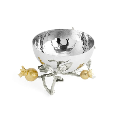 Pomegranate Silver & Gold Nut Bowl - The Weitzman Museum Store - 174109