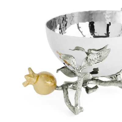 Pomegranate Silver & Gold Nut Bowl - The Weitzman Museum Store - 174109