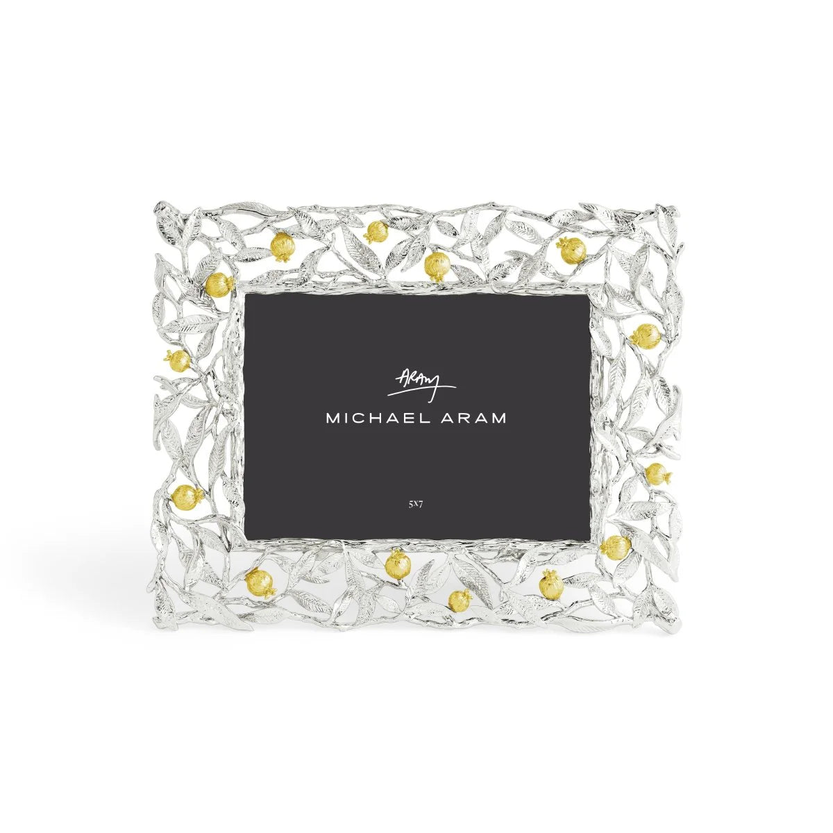 Pomegranate Silver/Gold 5x7 Frame - The Weitzman Museum Store - 174116