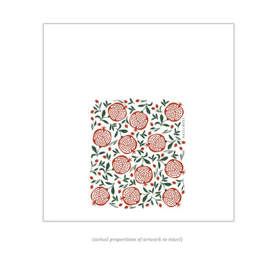 Pomegranates Tea Towel - The Weitzman Museum Store - KT709