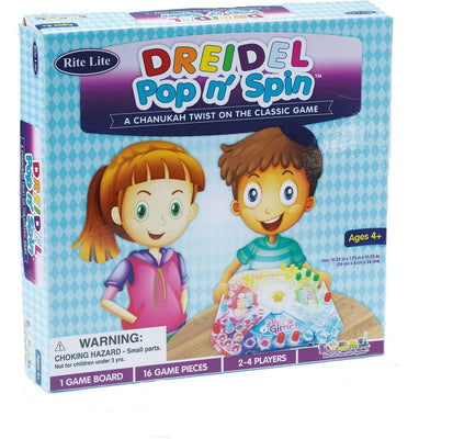 Pop n' Spin Dreidel Game - The Weitzman Museum Store - 7 - 847384017382